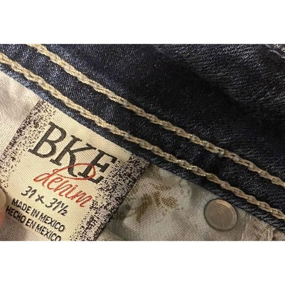 Y2K vintaage grunge Buckle Bke Harper bootcut sz 31R blue jeans 34x30.5” - Picture 4 of 4